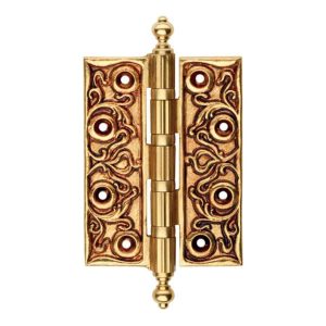 1271 CE Precious Bisagra para puerta de madera ládnea Calác decorada en estilo barroco