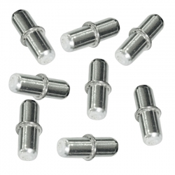 Portaestante metal colodro cromado 8 unidades | Mínimo 15 unidades