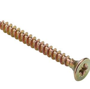 Tornillos Tirafondo Para Madera Bicromatados 4,5X30mm. 500Uds